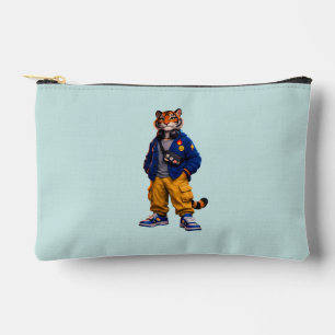 Pochette À Accessoires Tigre Cool dans l'Art Streetwear - Tigre de Style