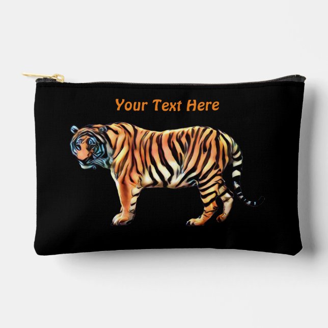 Pochette À Accessoires Tigre de Sibérie (Recto)