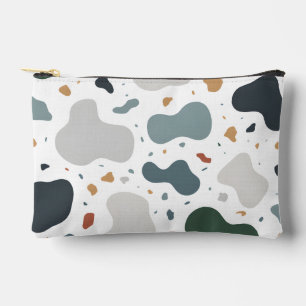 Pochette À Accessoires Tissu sur mesure de style Terrazzo minimaliste, Pa