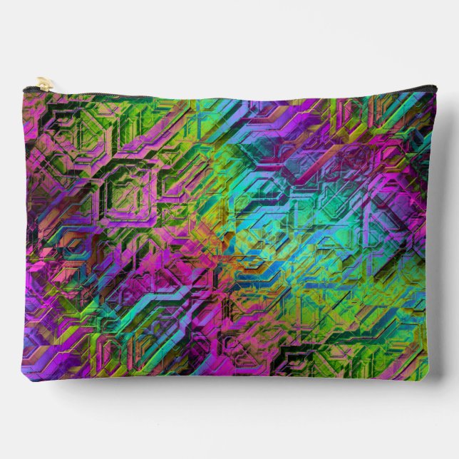 Pochette À Accessoires titane anodisé : (Recto)