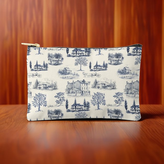 Pochette À Accessoires Toile d'architecture américaine (Créateur téléchargé)