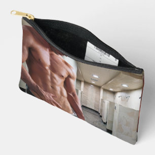 Pochette À Accessoires Torse d'homme musclé torse nu sixpack de SlipperyJ