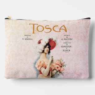 Pochette À Accessoires Tosca Opéra Vintage - Conception d'affiche d'opéra