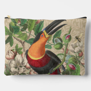 Pochette À Accessoires Toucan Jungle Tropical Bird Belle antique
