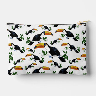 Pochette À Accessoires Toucan tropicaux - Jungle ludique