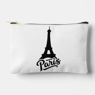 Pochette À Accessoires Tour Eiffel de Paris (France) en noir