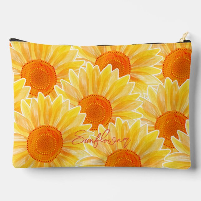 Pochette À Accessoires Tournesol (Verso)