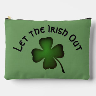 Pochette À Accessoires Trèfle à quatre feuilles laissez sortir l'Irlandai