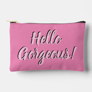 Pochette À Accessoires Trendy Hello Gorgeous Girly Pink