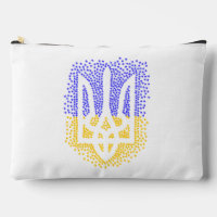 Trident heraldique ukrainien tryzub étoiles disper