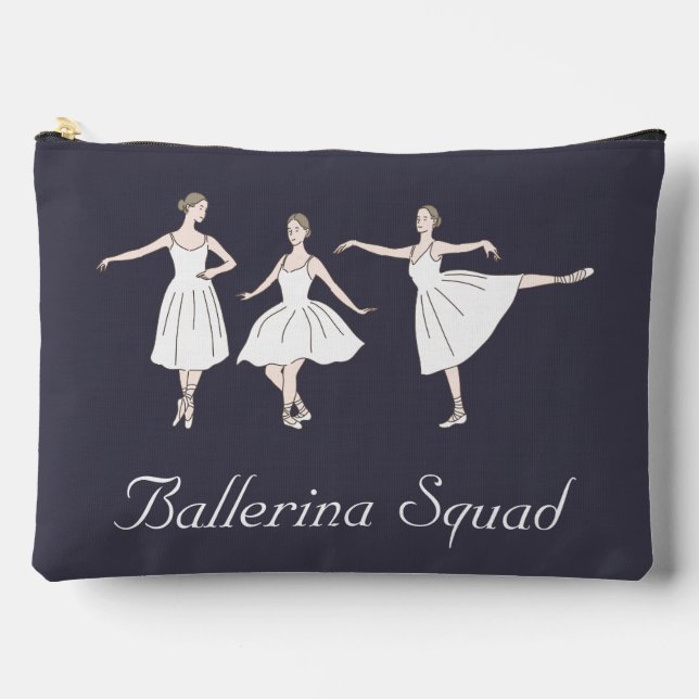Pochette À Accessoires Trois Ballerinas mignonnes (Recto)