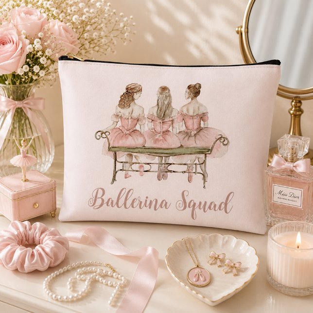 Pochette À Accessoires Trois ballerines mignonnes  (Créateur téléchargé)