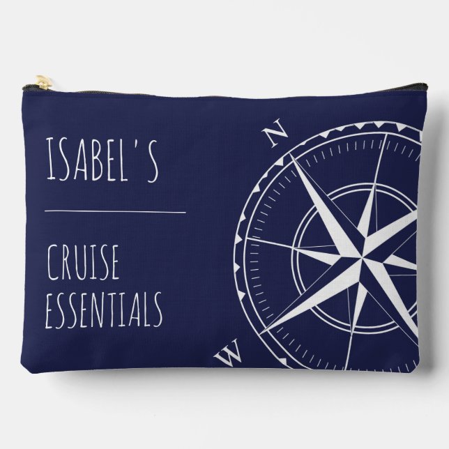 Pochette À Accessoires Trousse à fermeture éclair pour croisière (Recto)