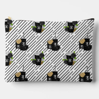 Pochette À Accessoires Trousse de cosmétiques Bistro Noir & Blanc à rayur
