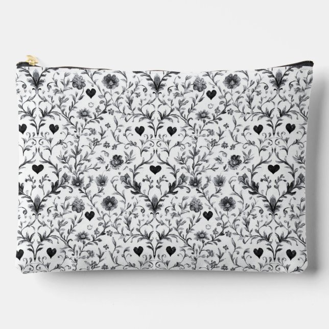Pochette À Accessoires Trousse de cosmétiques Monochrome Bloom (Recto)