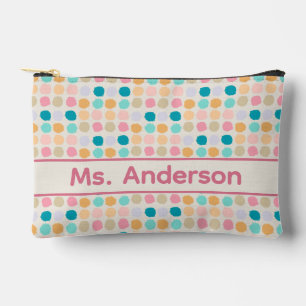 Pochette À Accessoires Trousse de fournitures scolaires Pastel Dots