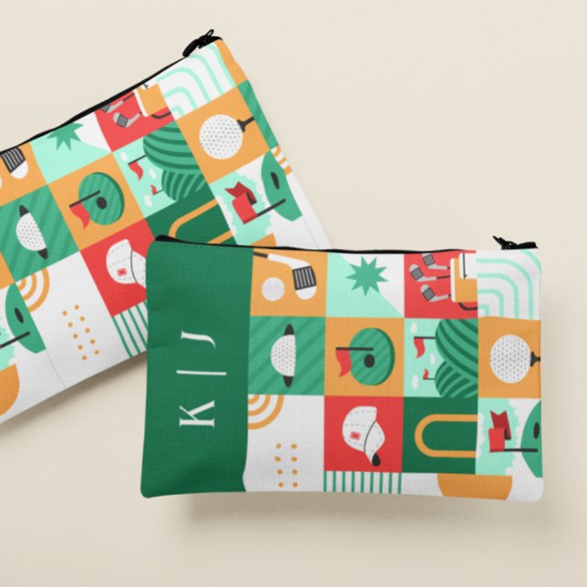 Pochette À Accessoires Trousse de golf à monogramme (Créateur téléchargé)