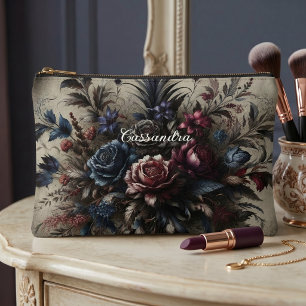 Pochette À Accessoires Trousse de Maquillage Personnalisée Rose Gothique