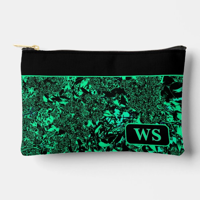 Pochette À Accessoires Trousse de Maquillage Vert Clair (Recto)