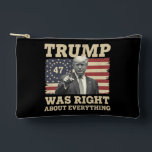 Pochette À Accessoires Trump A Raison De Tout Ce Qui Concerne L'Amérique<br><div class="desc">Trump A Raison De Tout Ce Qui Concerne L'Amérique Américaine</div>