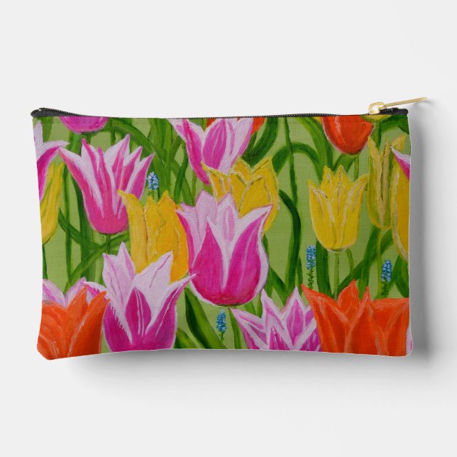Pochette À Accessoires Tulipes (Verso)