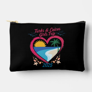 Pochette À Accessoires Turks and Caicos Girls Trip Tropical Paradise