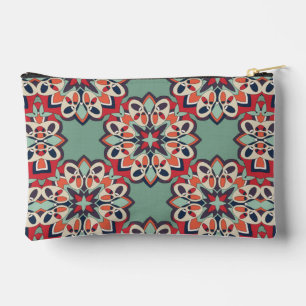 Pochette À Accessoires Turquoise Colorée Sans Couture