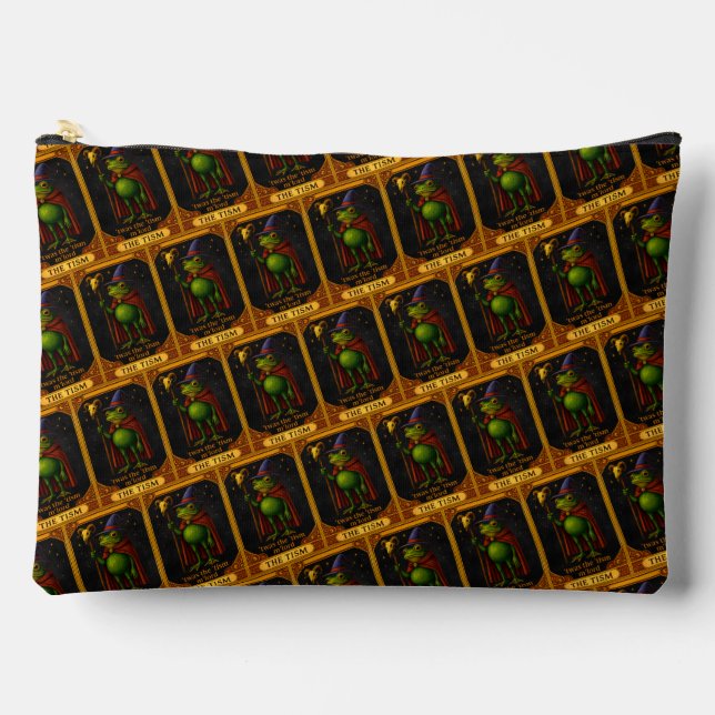 Pochette À Accessoires T'was The 'Tism M'Lord Frog Meme Autism Awareness (Recto)