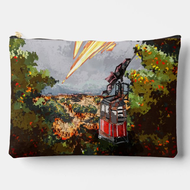 Pochette À Accessoires Un monde créé, qui se termine, (Recto)