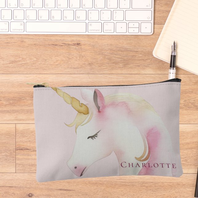 Pochette À Accessoires Unicorn rose fille (Créateur téléchargé)