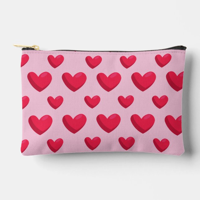 Pochette À Accessoires Valentine Background With Heart Love            (Recto)