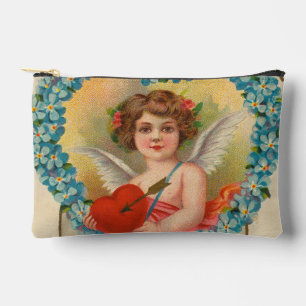Pochette À Accessoires Valentine vintage, Stecher Litho Company, vers 191