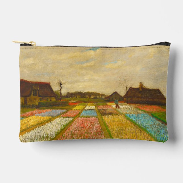 Pochette À Accessoires Van Gogh Flower Beds & Farmhouse en Provence (Recto)