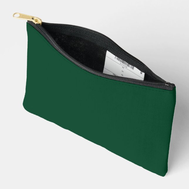 Pochette À Accessoires Vert de course britannique (Ouvrir)