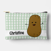 Vert En vichy Brown Pomme de terre personnalisée