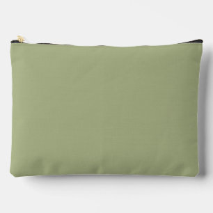 Pochette À Accessoires Vert sauge poussiéreux uni