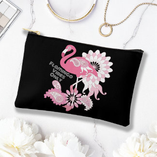 Pochette À Accessoires Vibes de Flamant rose uniquement Flamant rose rose