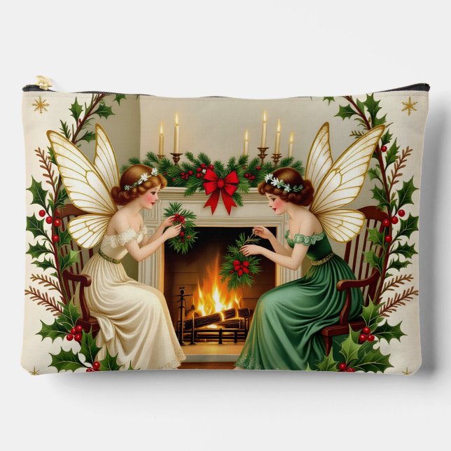 Pochette À Accessoires Victorian Fairies Christmas Spirirt (Recto)