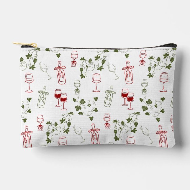 Pochette À Accessoires Vieillir comme un grand vin (Recto)
