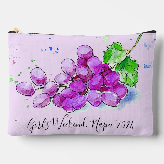 Pochette À Accessoires Vin Dégustation Vineyard Girs Weekend (Recto)