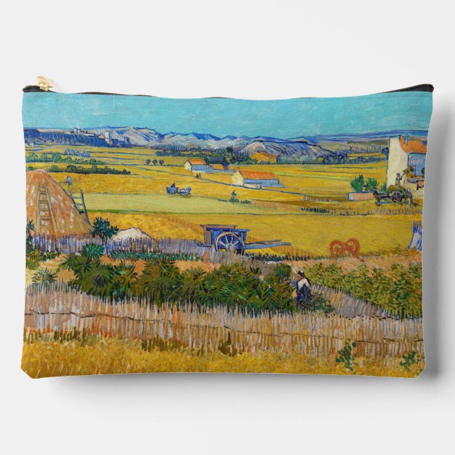 Pochette À Accessoires Vincent van Gogh - Récolte à La Crau (Recto)
