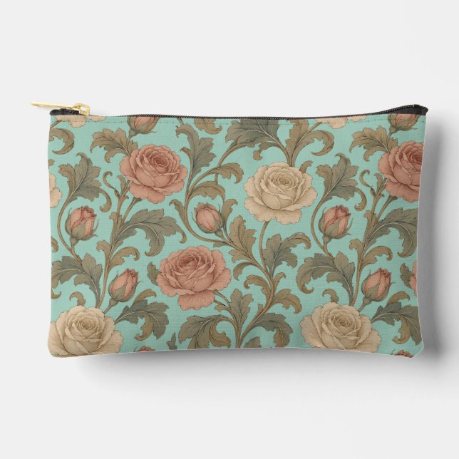 Pochette À Accessoires Vintage Botanical Rose (Recto)