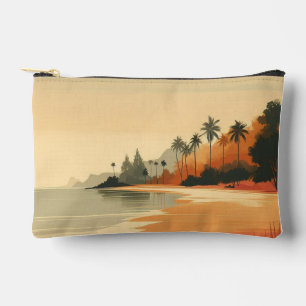Pochette À Accessoires Vintage/retro plage/tropical