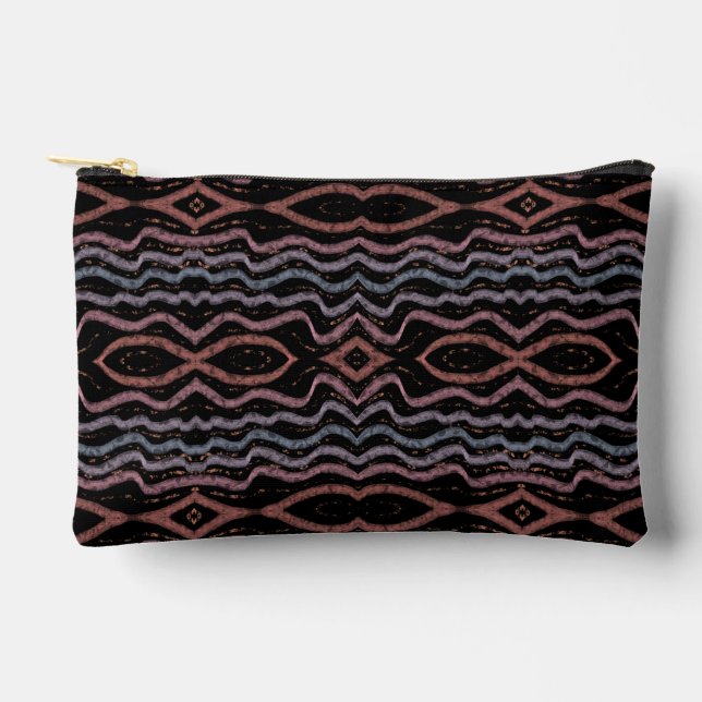 Pochette À Accessoires Viper Snake Skin Drawing Pattern Soft Pastel Color (Recto)