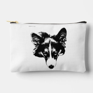 Pochette À Accessoires visage chic corgi