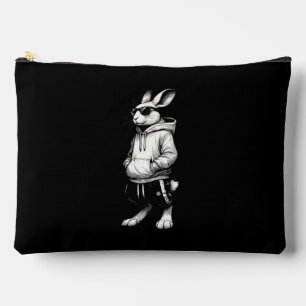 Pochette À Accessoires Visage De Lapin Avec Lunettes De Soleil Joyeux Jou