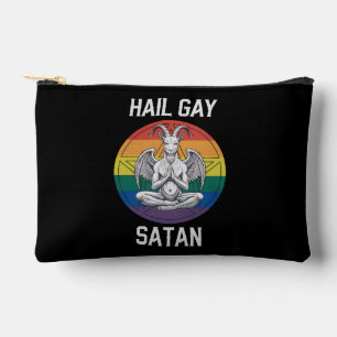 Pochette À Accessoires Vive Gay Satan Drôle Gothique Gothique Chèvre LGBT