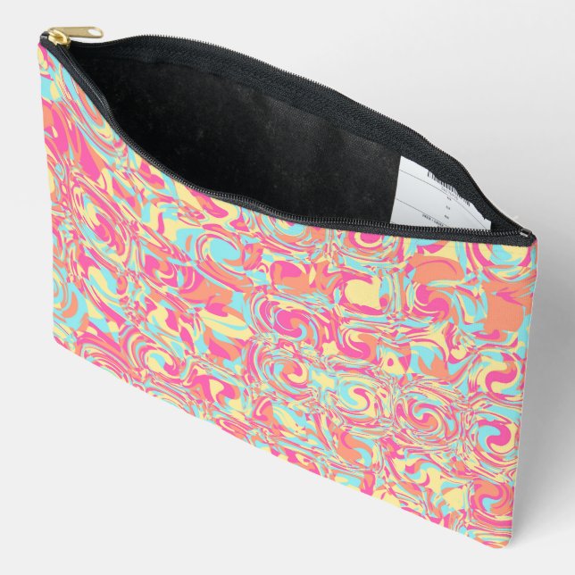 Pochette À Accessoires Vivid Swirls (Ouvrir)