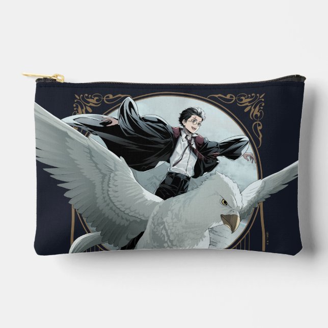Pochette À Accessoires Vol Anime HARRY POTTER™ avec Buckbeak (Recto)