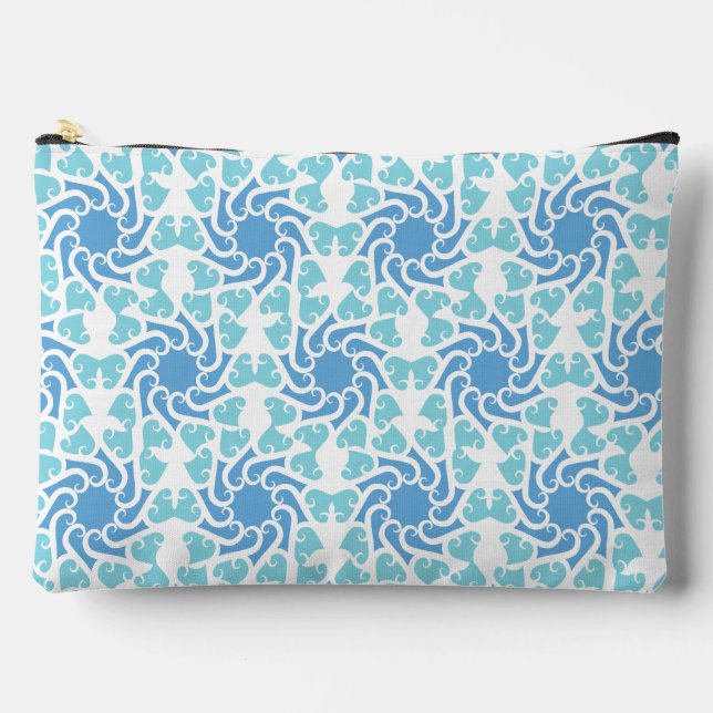 Pochette À Accessoires Vórtice Azul (Recto)